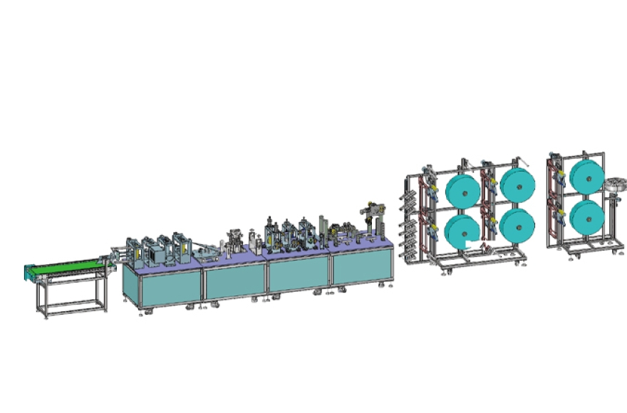 富怡全自動(dòng)鴨嘴型口罩生產(chǎn)線